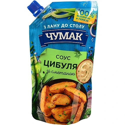 Соус Цибуля зі сметаною Чумак 200г