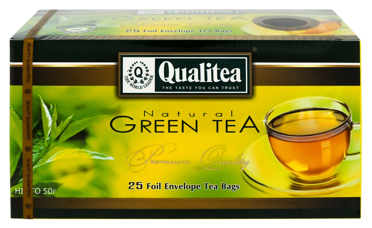 Чай зелений Qualitea к/у 25х2г