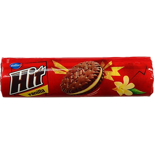 Печиво двошарове з начинкою з ароматом ванілі Vanilla Hit м/у 220г