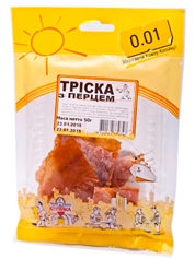 Тріска з перцем 50г