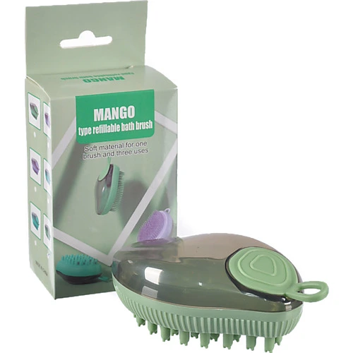 Щітка-масажер для тварин силіконова 7*12.5*4 см