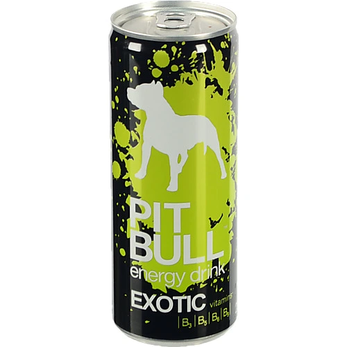 Напій енергетичний безалкогольний сильногазований Exotic Pit Bull з/б 250мл