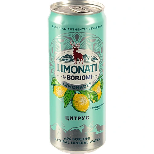 Лимонад Borjomi Limonati 0.330 мл цитрус