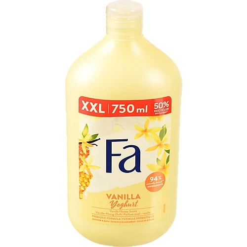 Крем-гель для душу та ванни Vanilla Yoghurt Fa 750мл