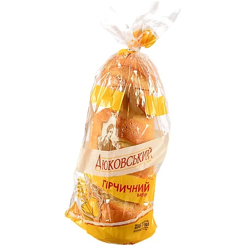 Батон Одеський хлібозавод 4 [Дюковськийk пшеничний гірчичний нарізний, 600 г