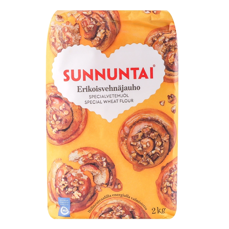 Борошно пшеничне Sunnuntai м/у 2кг
