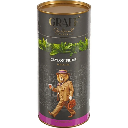 Чай Graff 80г гордість цейлону чорний тубус