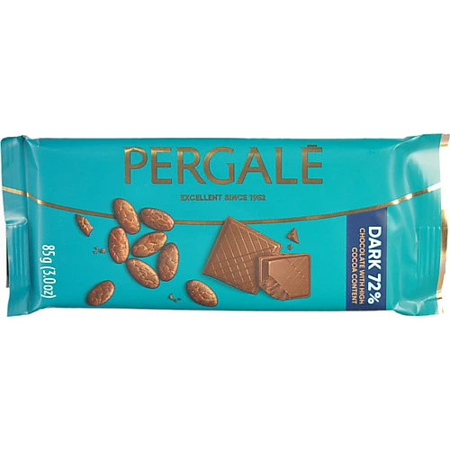 Шоколад Pergale 85г темний 72%