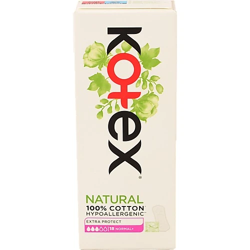 Прокладки щоденні Kotex 18шт normal ORG liners