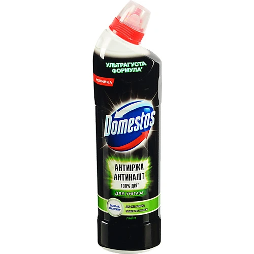 Засіб для чищення унітазу Свіжість лайму Активний щит Domestos 750мл