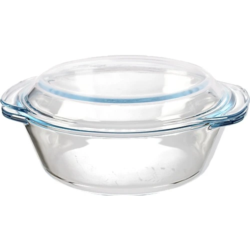 Кастрюля з термоскла з кришкою 1500мл.