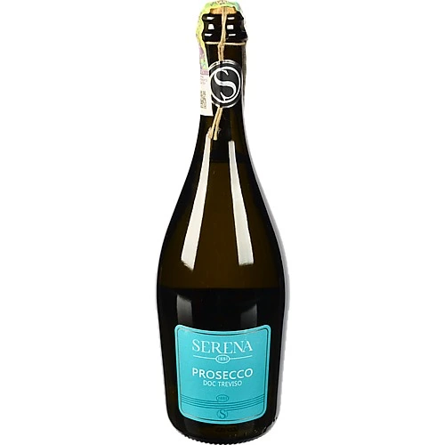 Вино ігристе 0.75л 10.5% біле сухе Prosecco Treviso Serena 1881