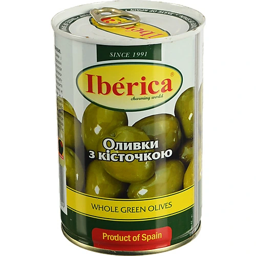 Оливки з кісточкою Iberica з/б 420г