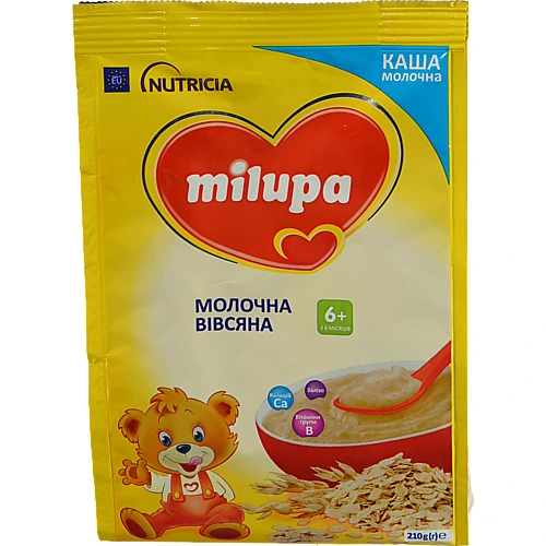 Каша Milupa вівсяна молочна 210г (з 6 міс.)