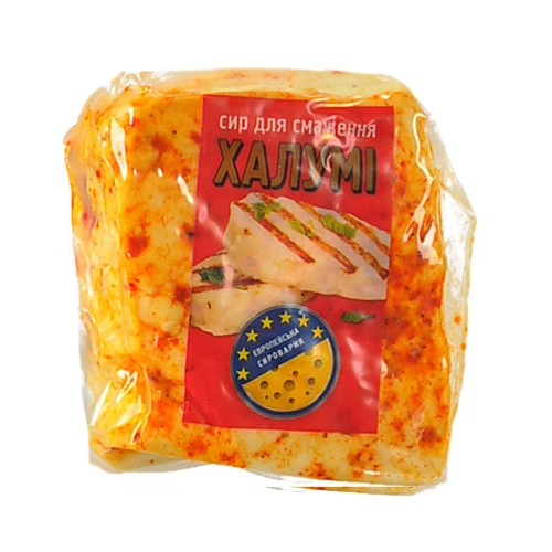 Сир Європейська сироварня Халумі з паприкою д.гриля