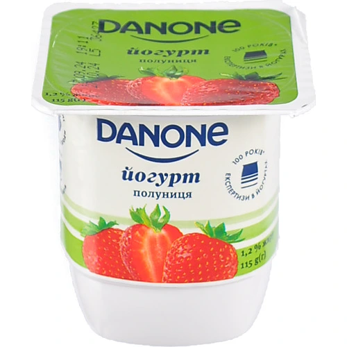 Йогурт Danone 1.2% Полуниця 115г
