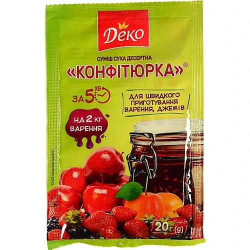 Суміш суха десертна Конфітюрка Деко м/у 20г