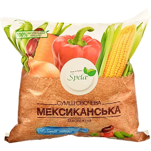 Суміш овочева заморожена Мексиканська Spela м/у 400г