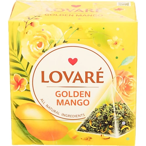 Чай Lovare Golden mango 15 пакетиків