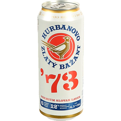 Пиво Zlaty Bazant 73 0.5л  4.5% світле пастеризоване з.б