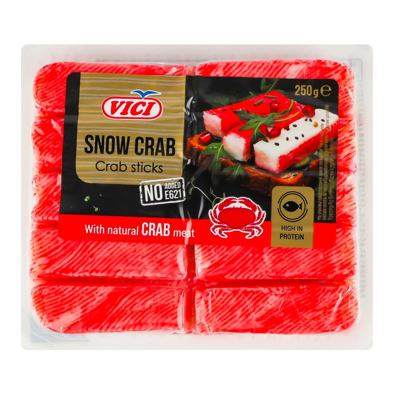 Палички крабові Vici Snow Crab 250г охолоджені