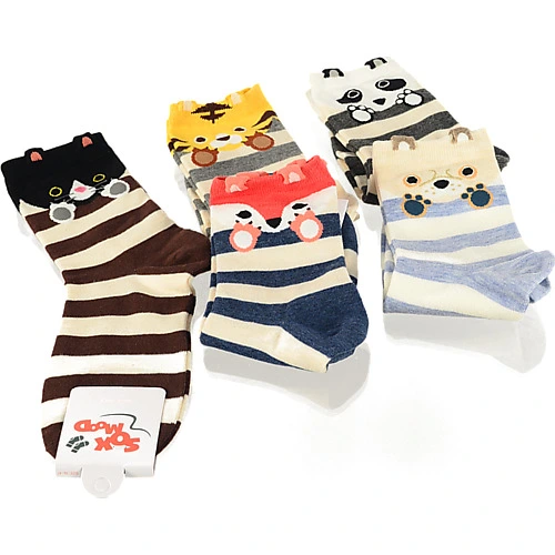 Шкарпетки 22-25см тварини смужка тип 4