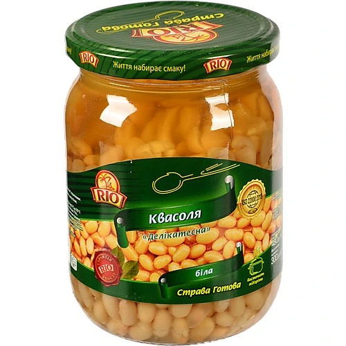 Квасоля RIO 480г біла дікатесна натуральна с.б