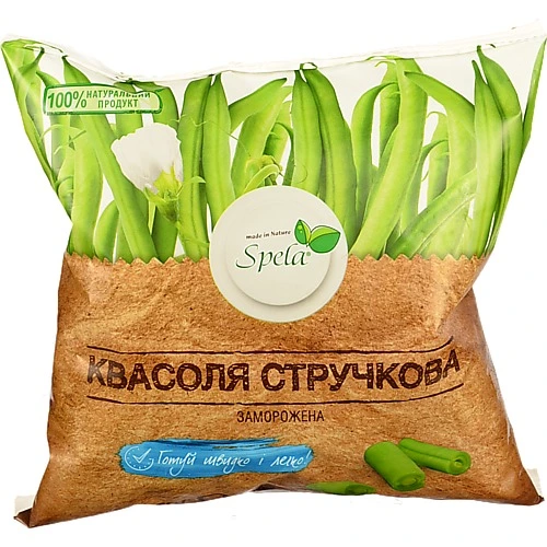 Квасоля стручкова різана заморожена Spela м/у 350г
