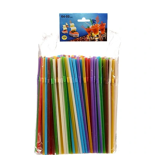 Трубочка Baiep 210мм гофра 200шт