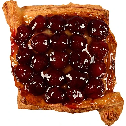 Тістечко 140г листкове з вишнею