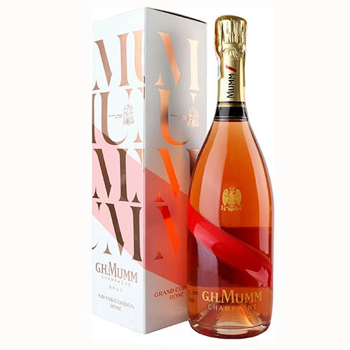 Шампанське 0.75л 12% Cordon Rose Brut G.H.Mumm к/у