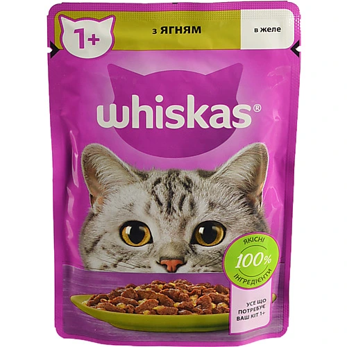 Корм Віскас 85г ягня желе