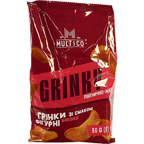 Грінки Multico 90г бекон