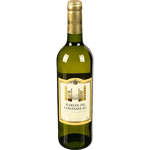Вино Барон Лірондо 0.75л біле напівсолодке