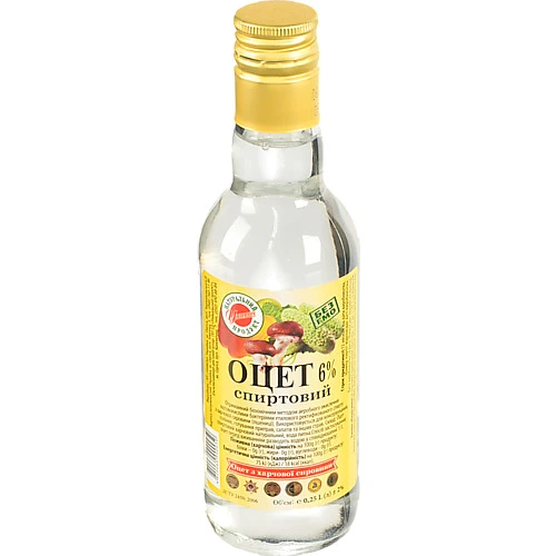 Оцет Унікон 0.25л 6% скло