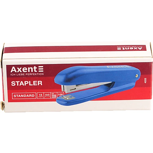 Степлер Standard пласт.. 10 5. 15 арк.. червоний
