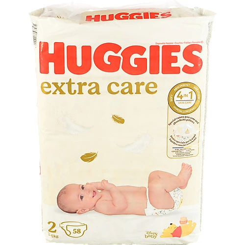 Підгузники Huggies Еліт Софт 2 Джамбо 58шт