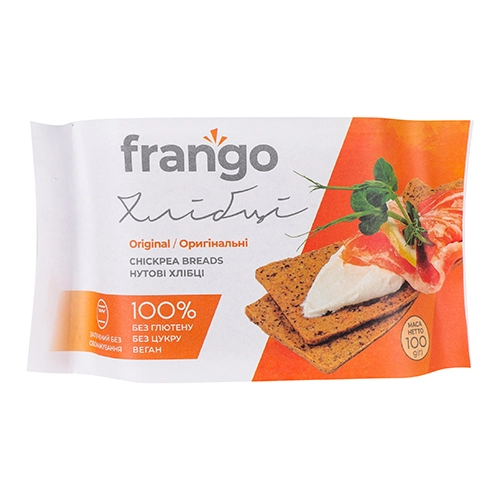 Хлібці Frango нутові оригінальні, 100 г