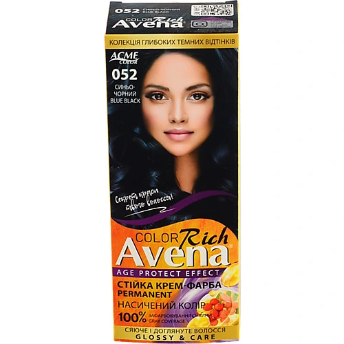 Фарба д.волосся Екмі-колор горобина 052 синє-чорний