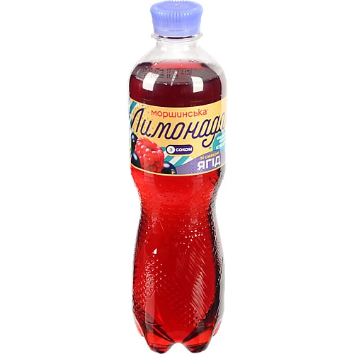 Напій Лимонада Моршинська 0.5л ягоди сл.газ