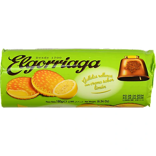 Печиво Elgorriaga 180г лимон