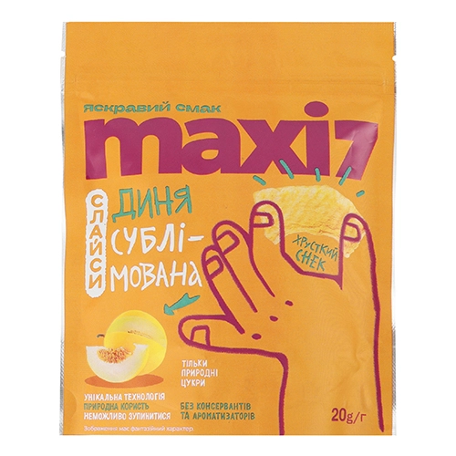 Диня Maxi 7 20г сублімована слайси