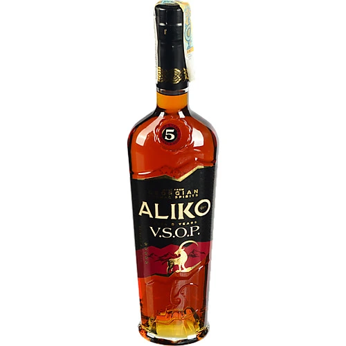 Коньяк 0.5л 40% 5 зірок VSOP Aliko C&W пл