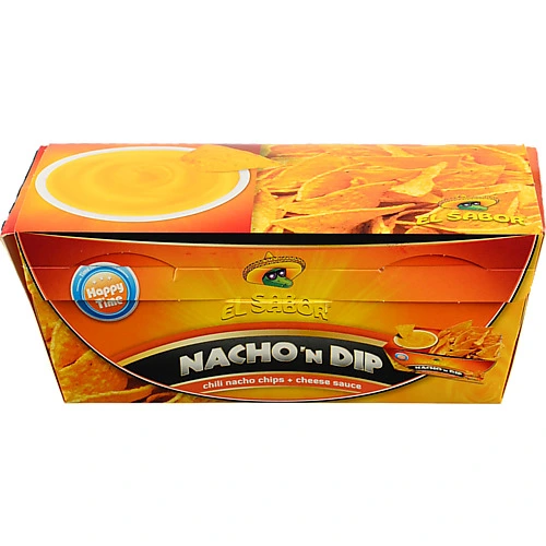 Чіпси EL Sabor 175г начос і соус сирний