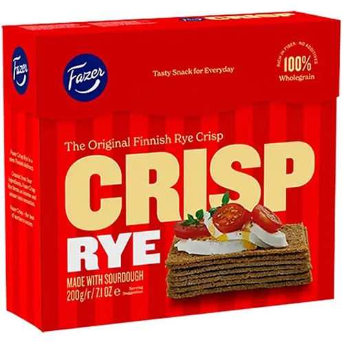 Хлібці житні Fazer Crisp Rye, 200 г