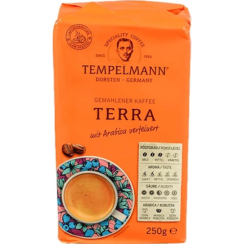 Кава Tempelmann 250г terra мелена