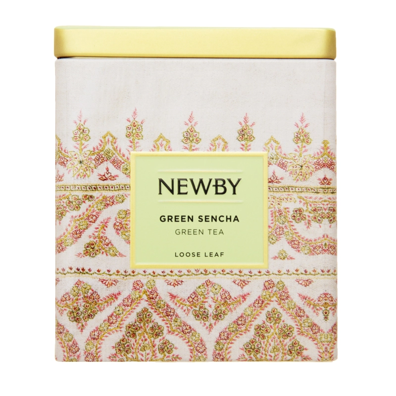 Чай зелений байховий крупнолистовий Green Sencha Newby з/б 125г