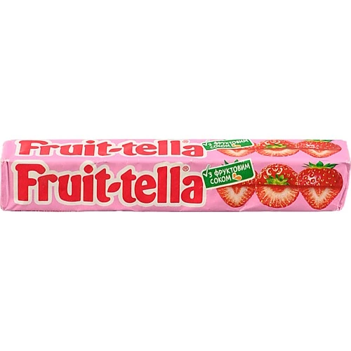 Цукерки жувальнi зi смаком полуницi Fruit-tella м/у 41г