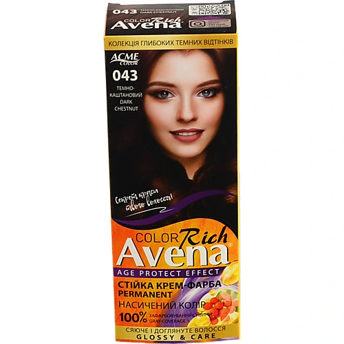 Фарба д.волосся Екмі-колор горобина 043 темно-каштанового