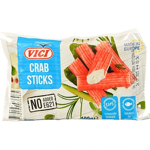Палички крабові заморожені Vici в/у 100г